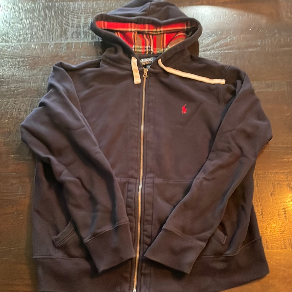 Polo zip up navy